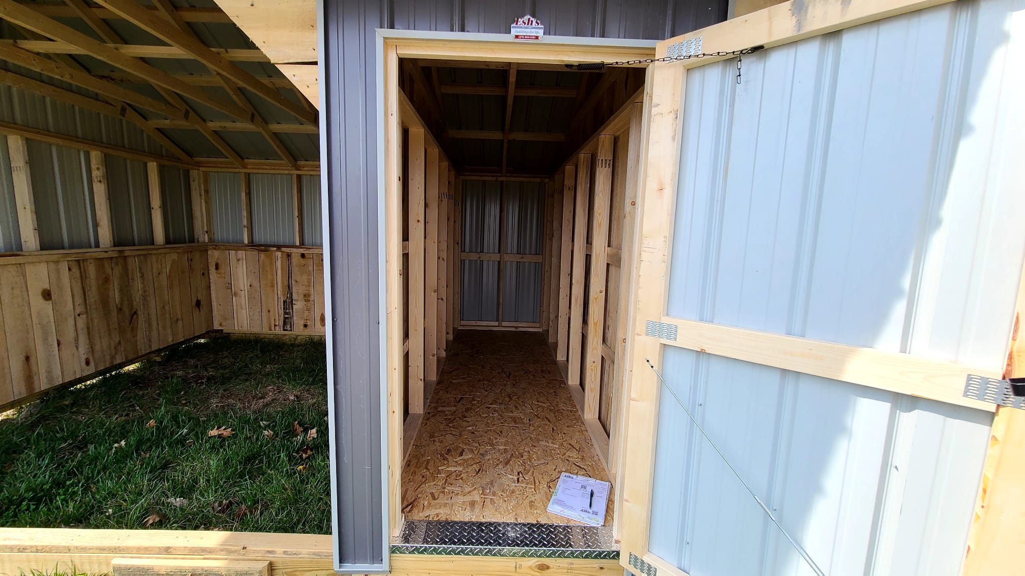 12x24 Horse Barn - Esh's Utility Buildings