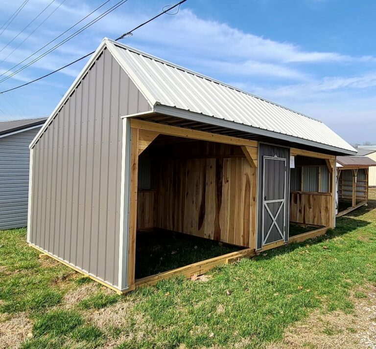 12x24 Horse Barn - Esh's Utility Buildings