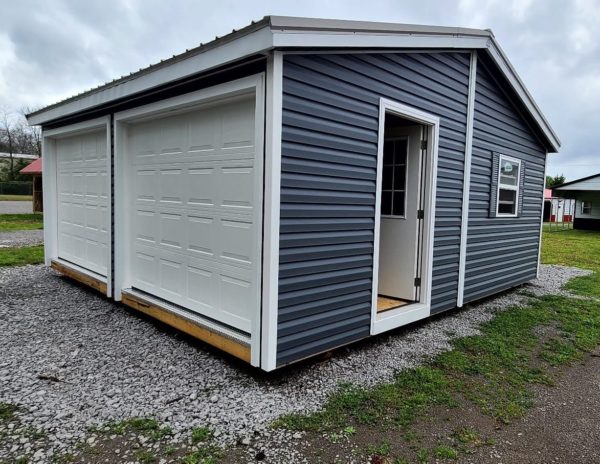 20x20 Double Wide Garage - Esh's Utility Buildings