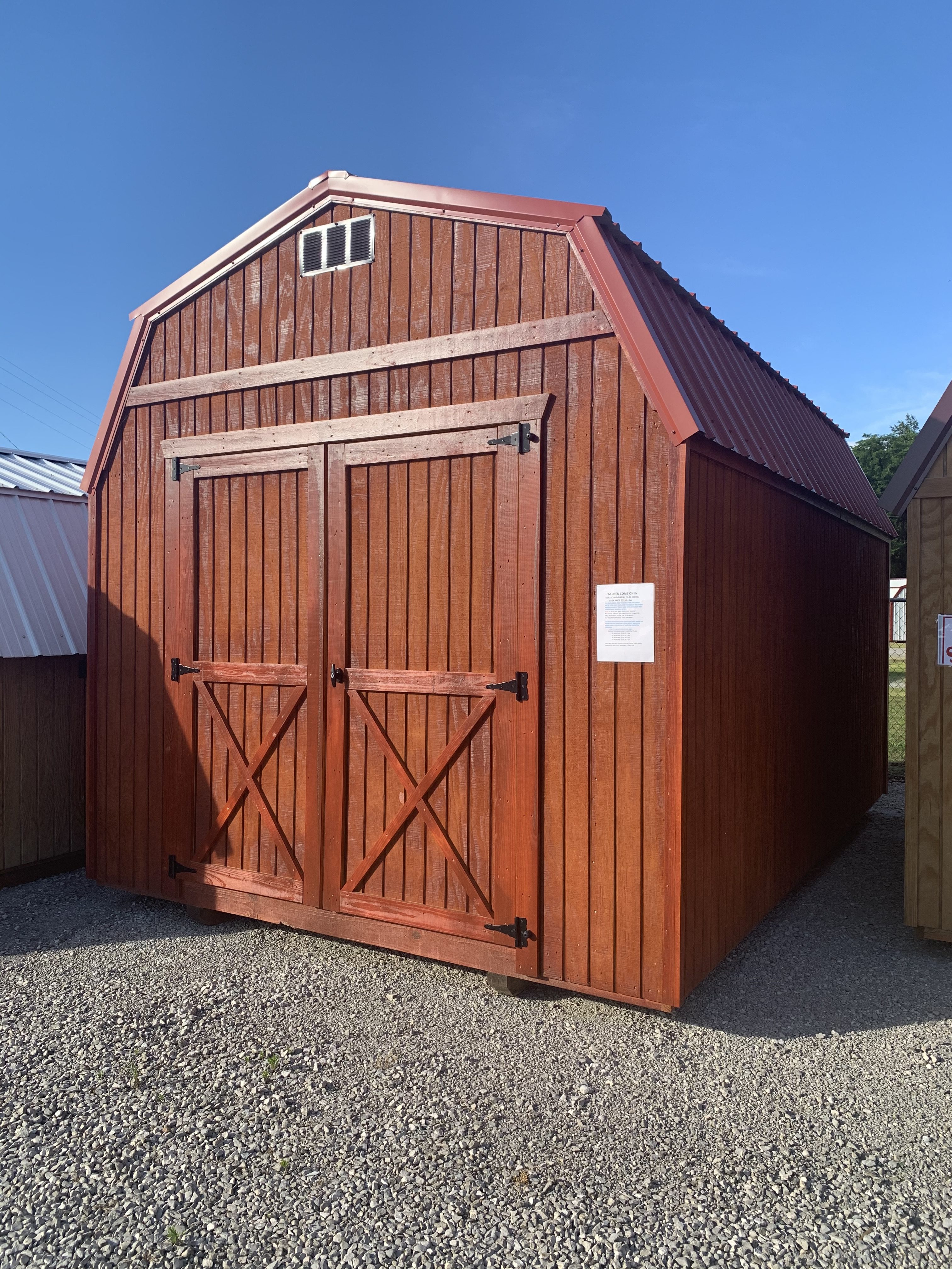 10x16 High Barn Shed - Esh's Utility Buildings