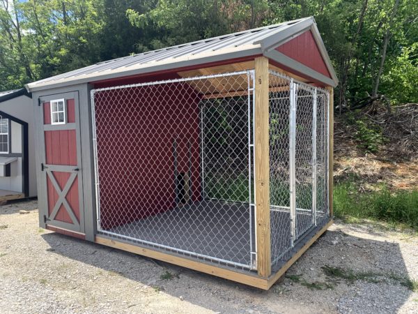 8x12 Animal Shelter Dog Kennel - Esh's Utility Buildings