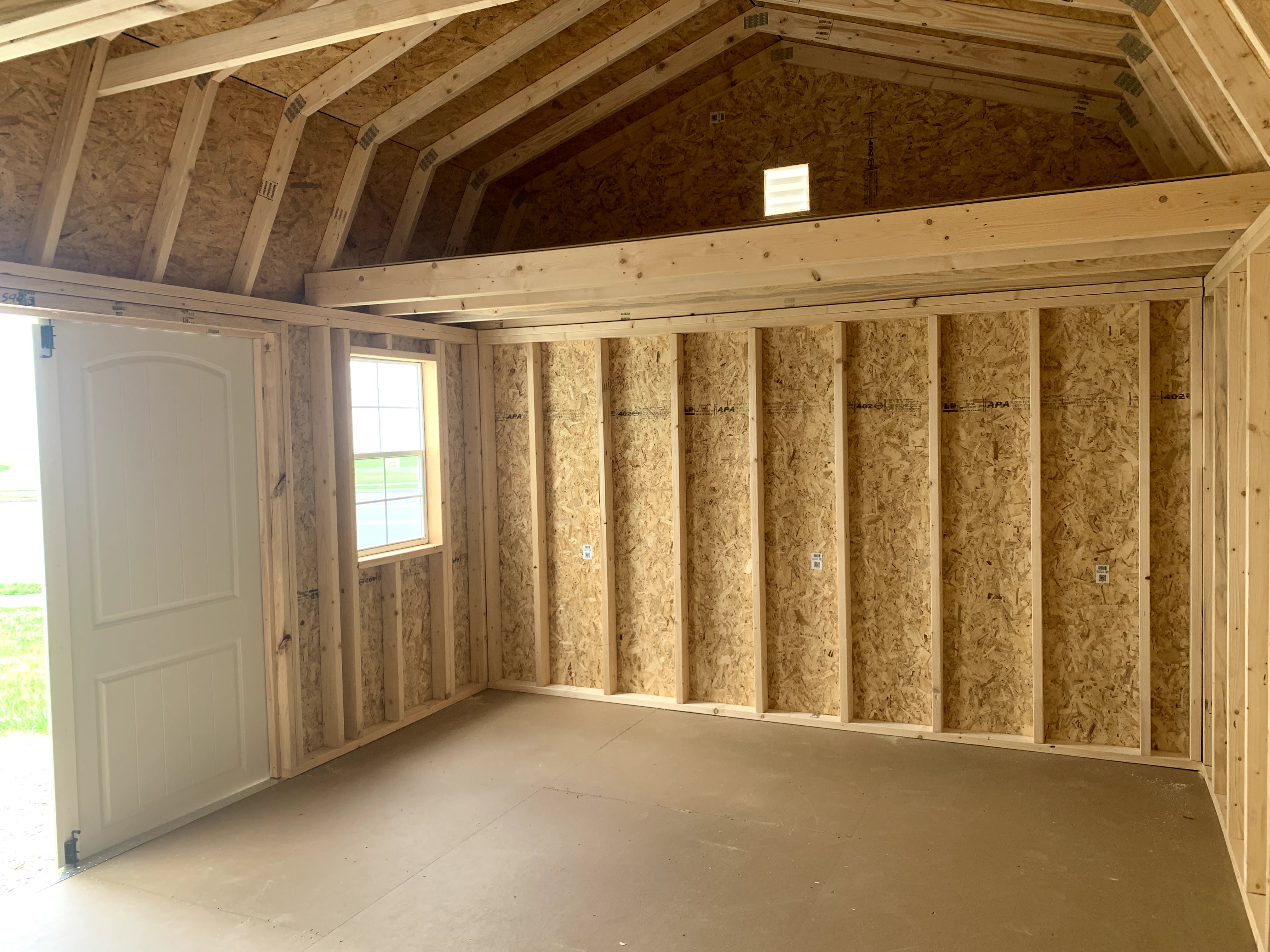 12x16 High Barn Shed - Esh's Utility Buildings