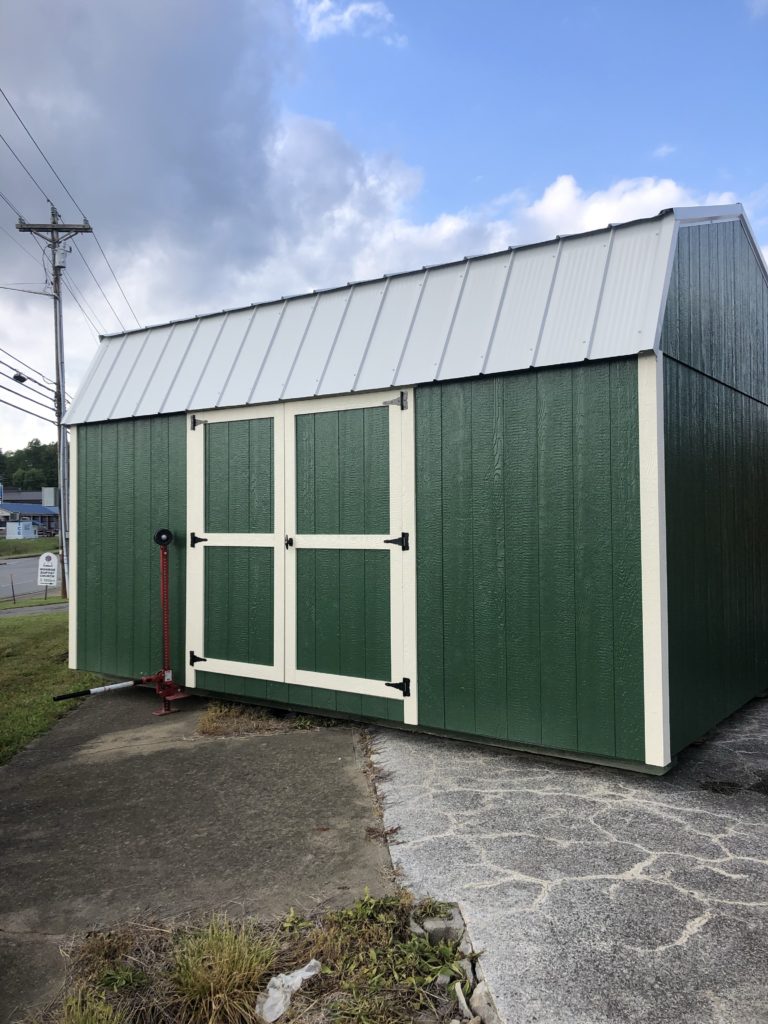 12x16 high barn shed - esh's utility buildings