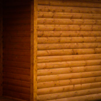 Log siding for custom sheds in KY and TN