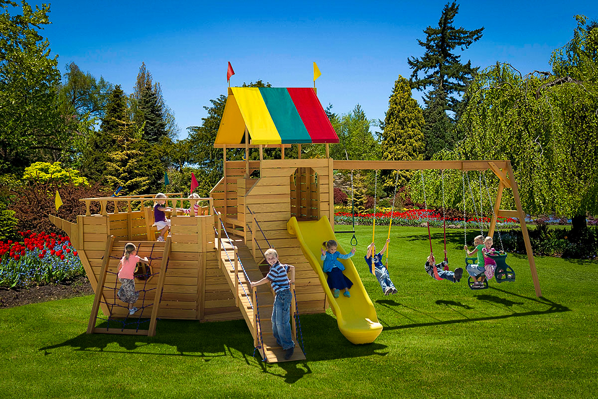 A wooden playset for sale in TN & KY