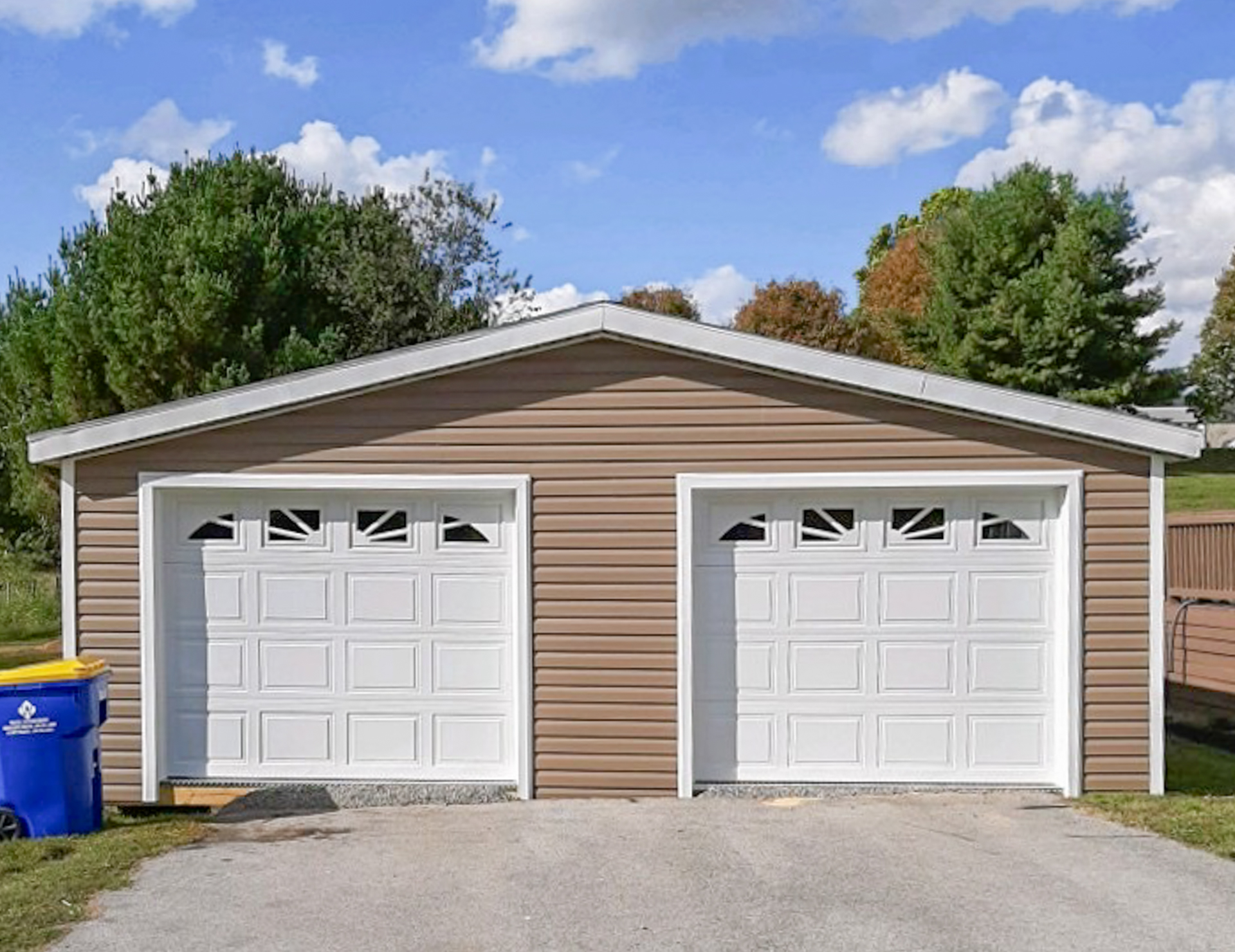 double-wide garage