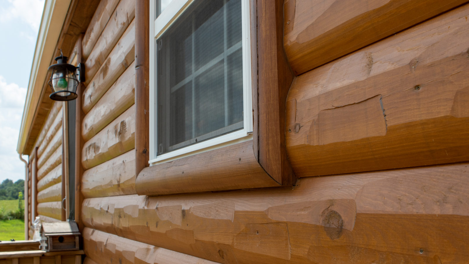 exterior log siding for wood cabin house for sale