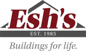 Logo for Esh's Utility Buildings