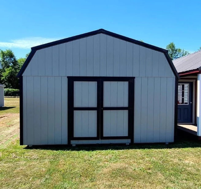 exterior of 16x20 large shed for sale