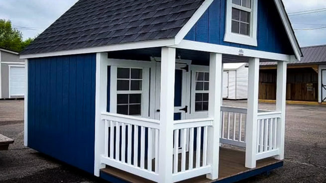 blue shed accent colors