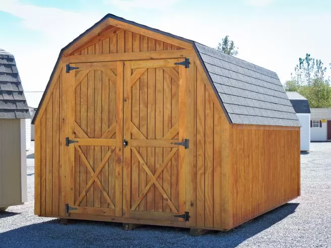 A barn-style shed in Kentucky