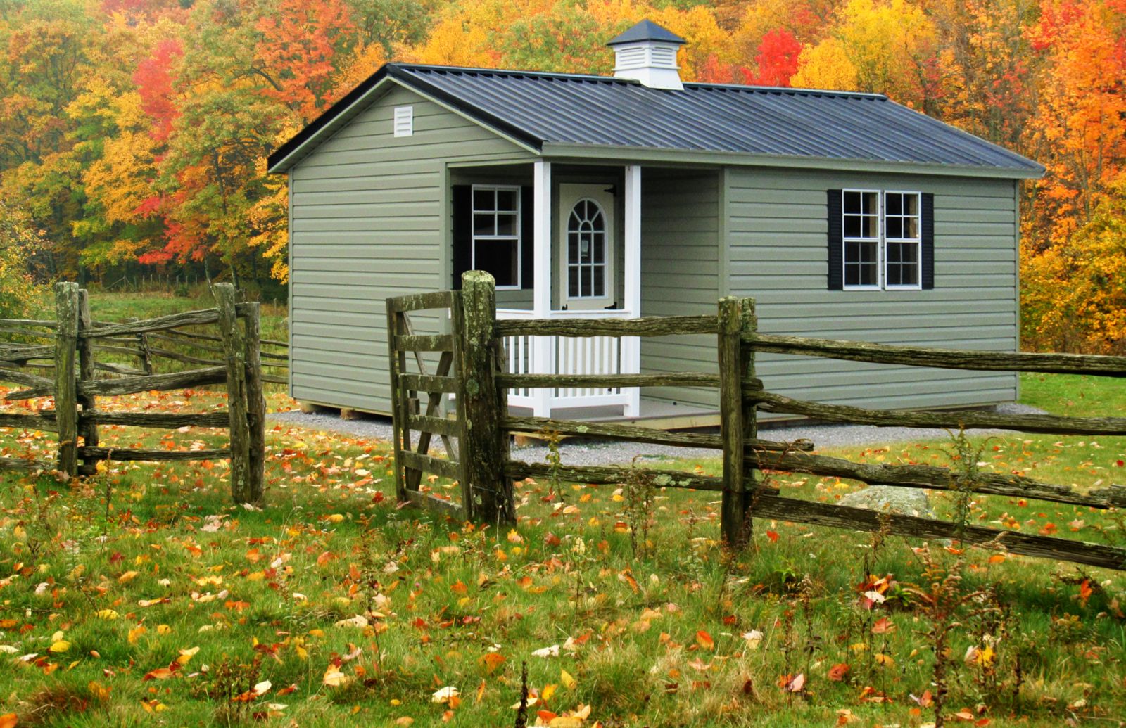A hunting cabin shed idea