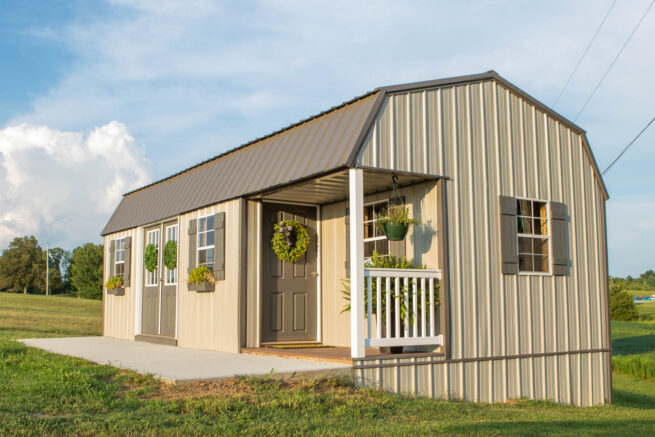 high barn lofted tiny home shell built for sale in Ky and Tn