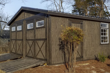custom built garage by Esh's Utility Buildings