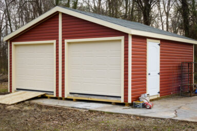 double-wide prefab garage for sale in Ky and Tn