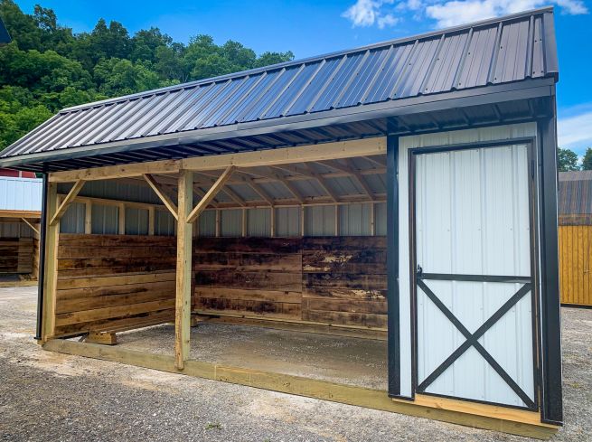 Run-In Sheds - Horse Run-Ins in KY & TN | Esh's Utility Buildings