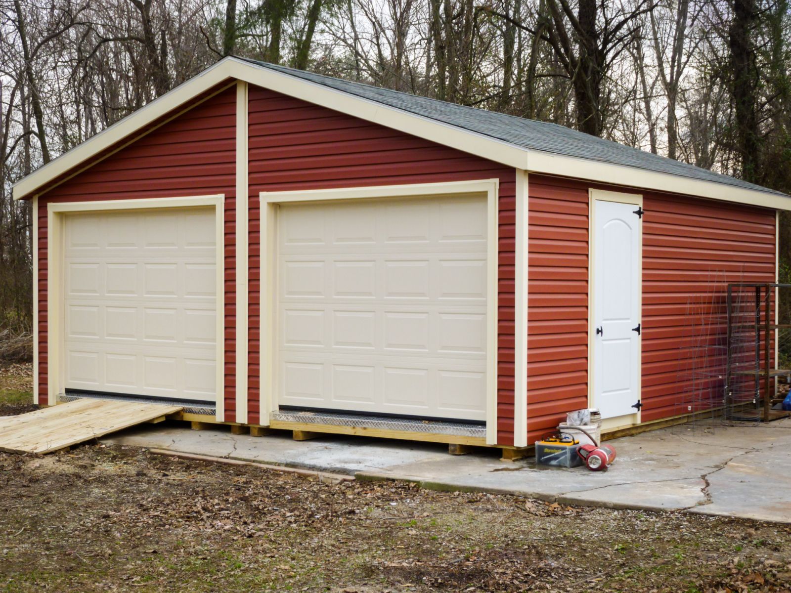 Prefab Two Car Garage Kit