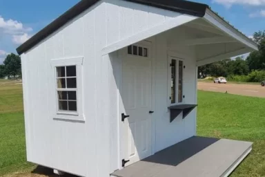 exterior of a saltbox playhome for sale in KY & TN